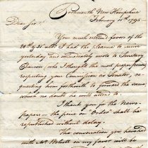 William Gardner to John Langdon